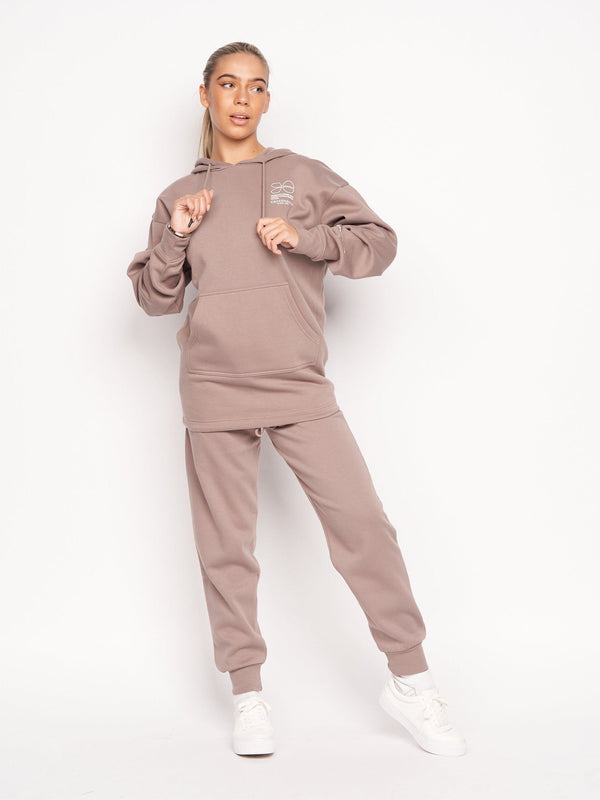 Crosshatch Ladies Reny Hoodie Dark Stone