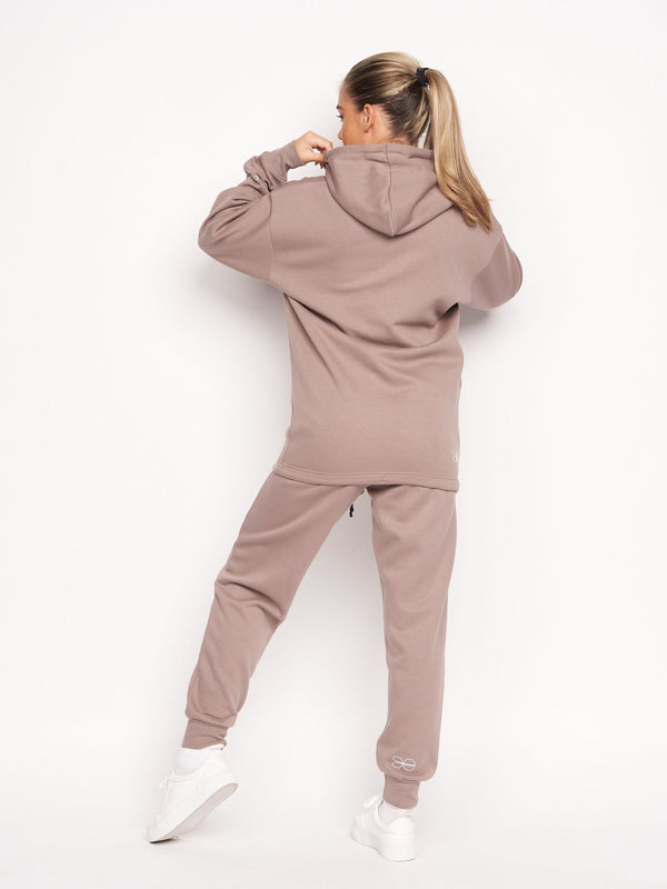Crosshatch Ladies Reny Hoodie Dark Stone