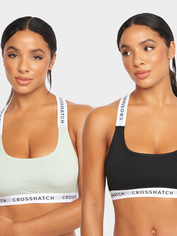 crosshatch Ladies Sophea Bralette 2pk
