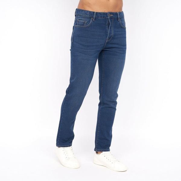 Crosshatch Lampoons Slim Fit Jeans Stone Wash