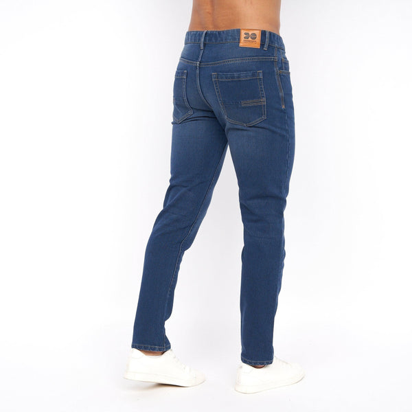 Crosshatch Lampoons Slim Fit Jeans Stone Wash
