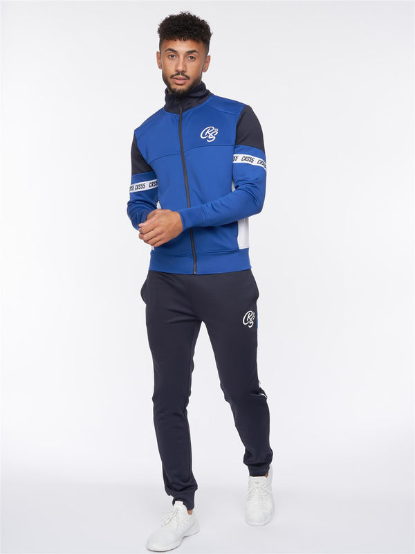 Crosshatch Landan Tracksuit Blue