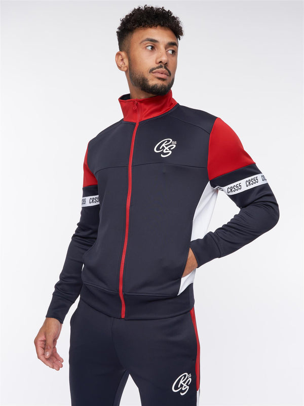Crosshatch Landan Tracksuit Navy
