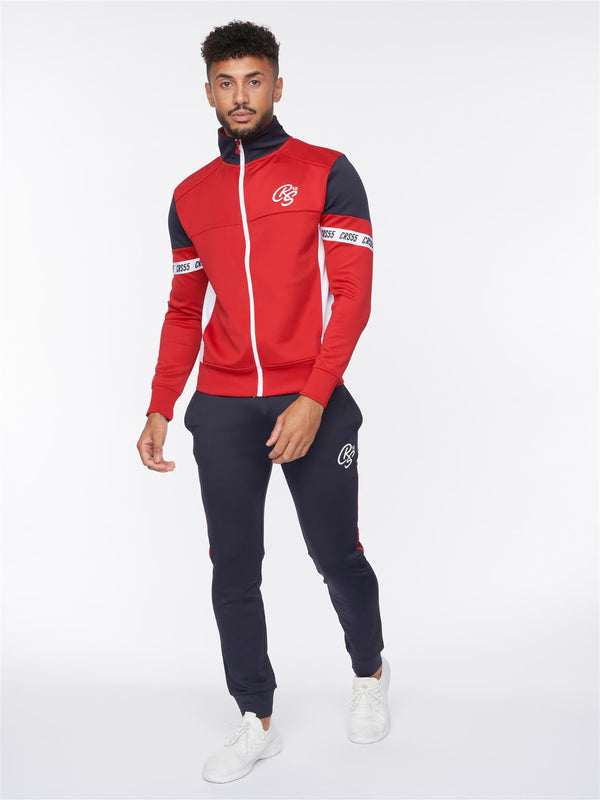 Crosshatch Landan Tracksuit Red