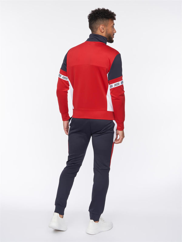 Crosshatch Landan Tracksuit Red