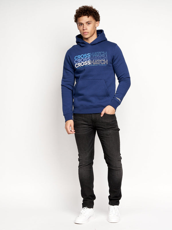 Crosshatch Larmen Hoodie 2pk Navy/Blue