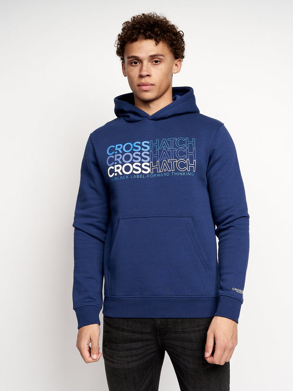 Crosshatch Larmen Hoodie 2pk Navy/Blue