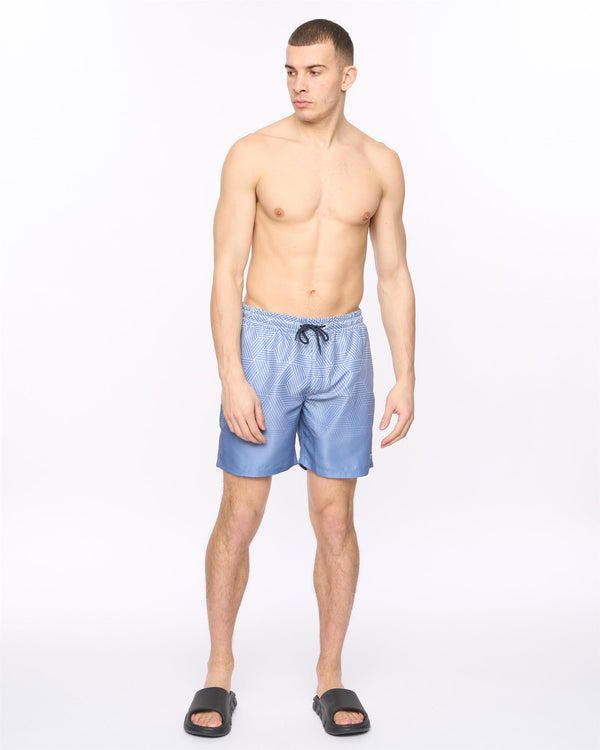 Crosshatch Layotta Swim Shorts Denim Blue