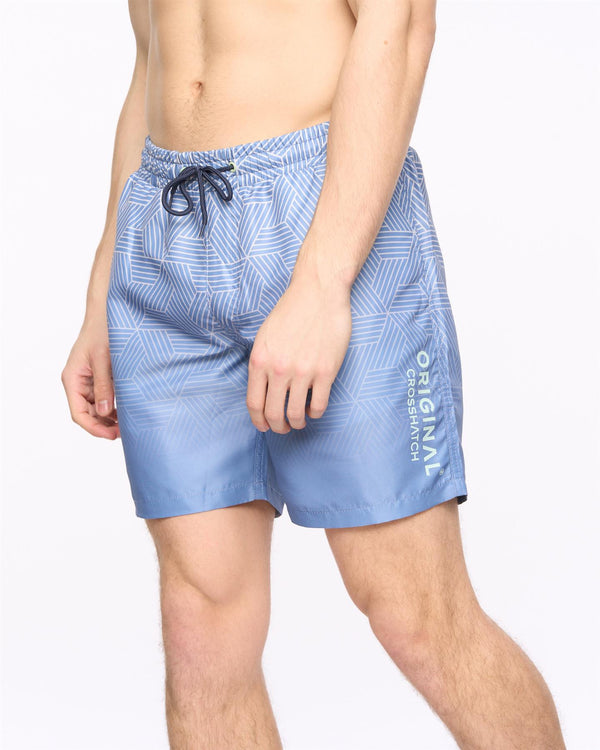 crosshatch Layotta Swim Shorts Denim Blue