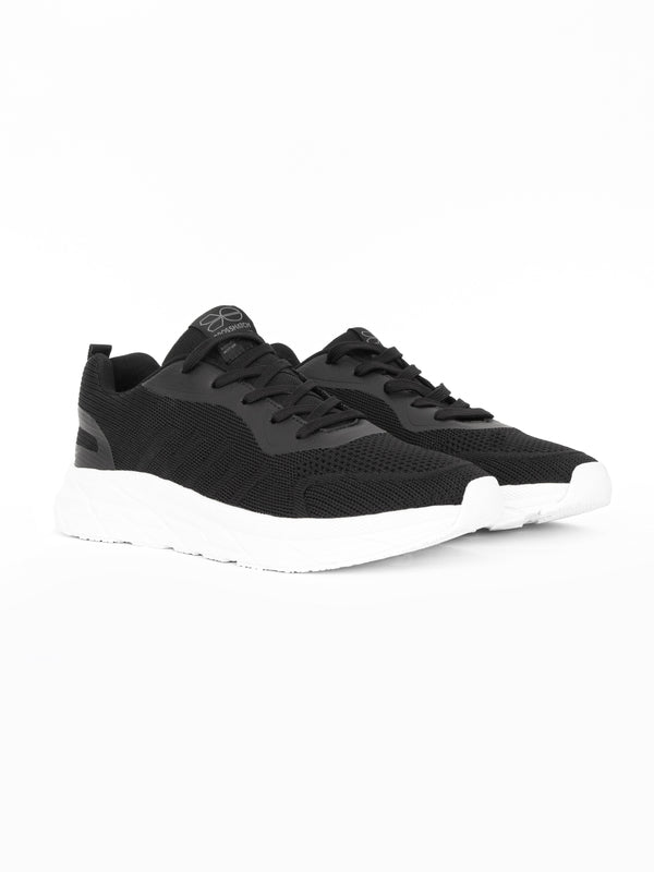 Crosshatch Lennart Trainers Black/White