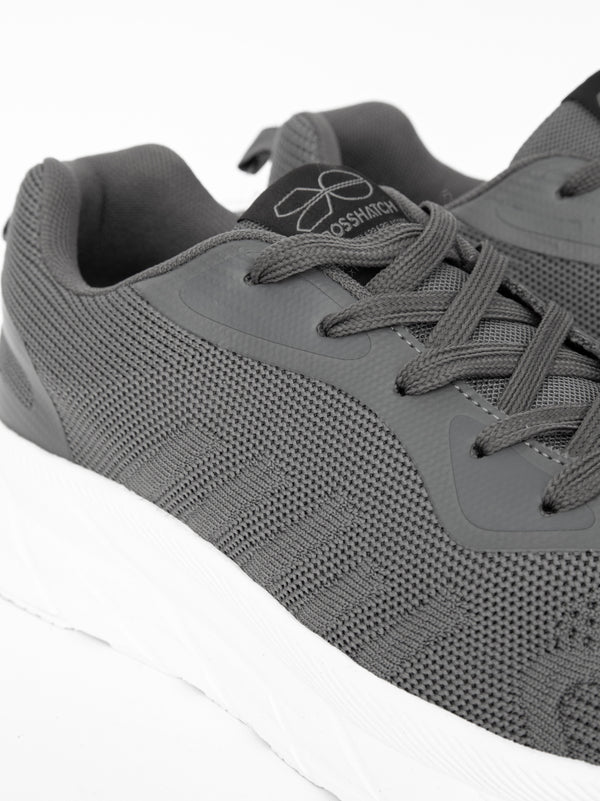 Crosshatch Lennart Trainers Grey/White