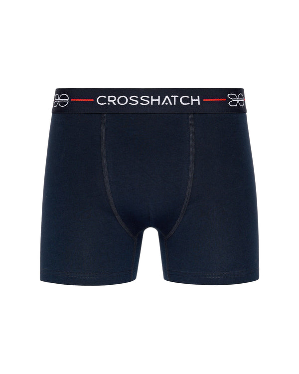 Crosshatch Locky Boxers 3pk Red Mix