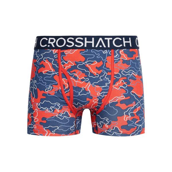 Crosshatch Lynol Boxers 3pk Red