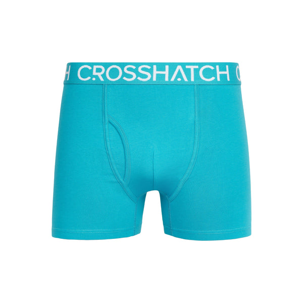 Crosshatch Lynol Boxers 3pk Teal