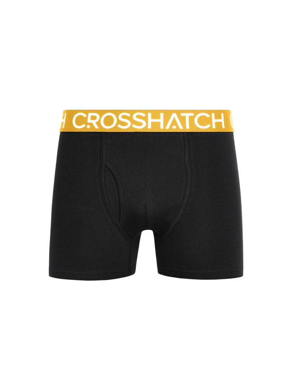 Crosshatch Lynol Boxers 3pk Yellow