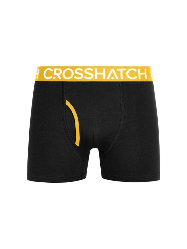 Crosshatch Lynol Boxers 3pk Yellow