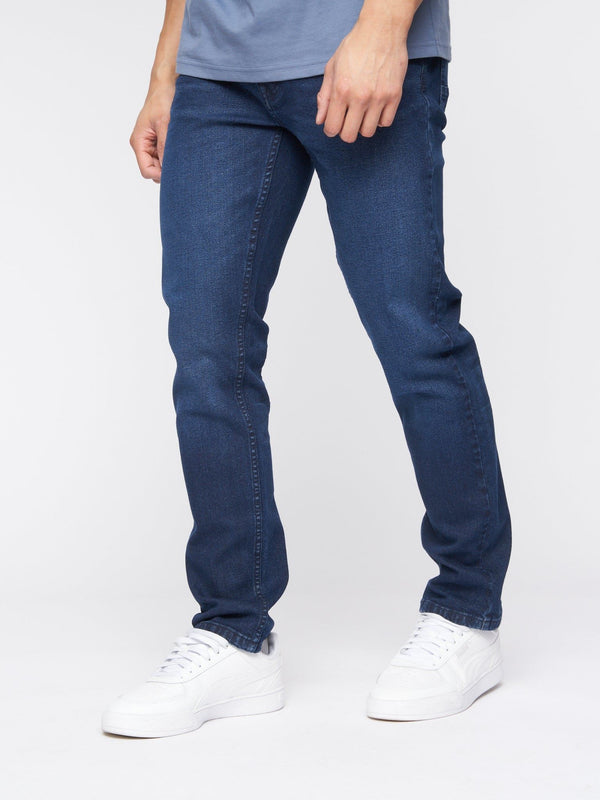 Crosshatch Malcolm Slim Fit Jeans Dark Wash