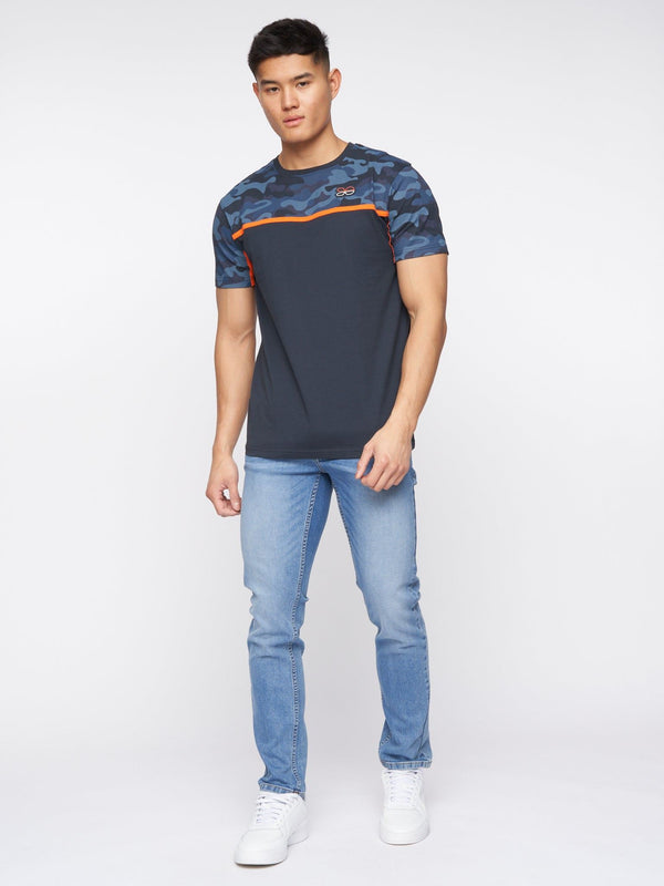 Crosshatch Malcolm Slim Fit Jeans Light Wash