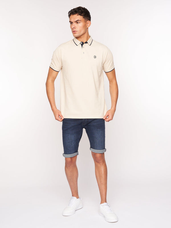 Crosshatch Mapouts Polo Off White