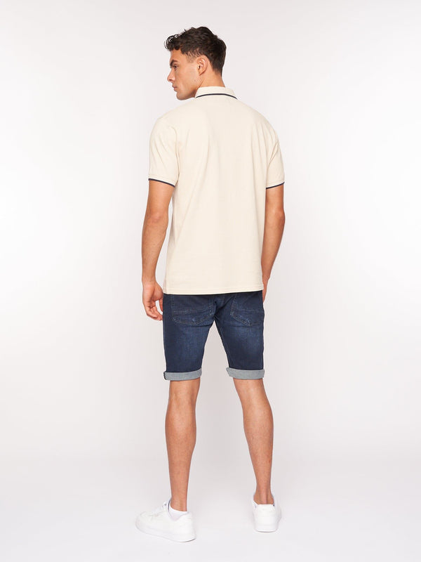 Crosshatch Mapouts Polo Off White