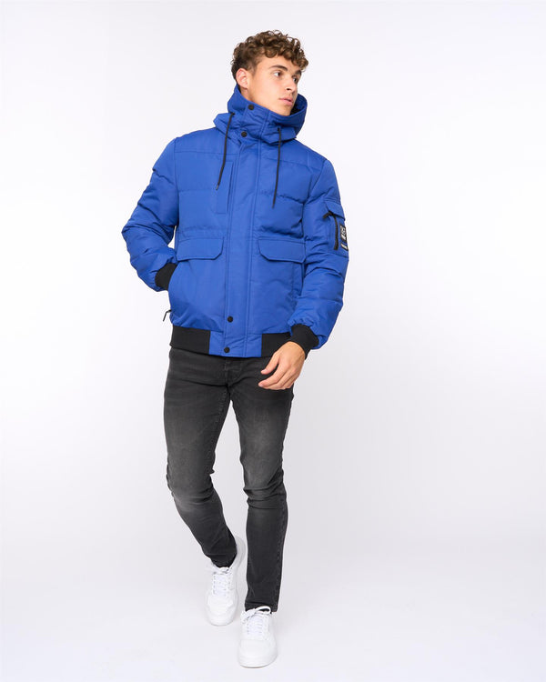 Crosshatch Mens Milwaka Jacket Blue