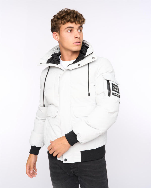 Crosshatch Mens Milwaka Jacket Putty