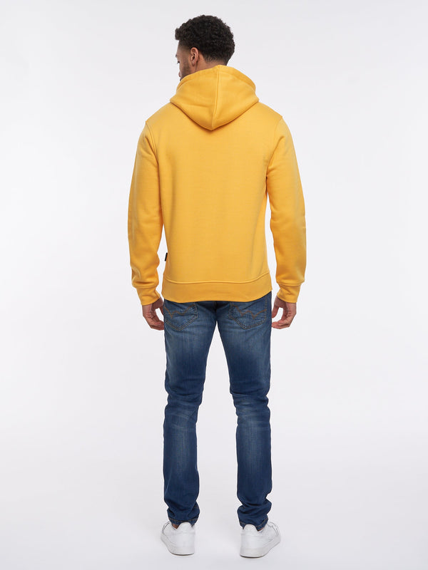 Crosshatch Meshouts Hoodie Yellow