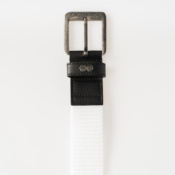 Crosshatch Metzler Belt White
