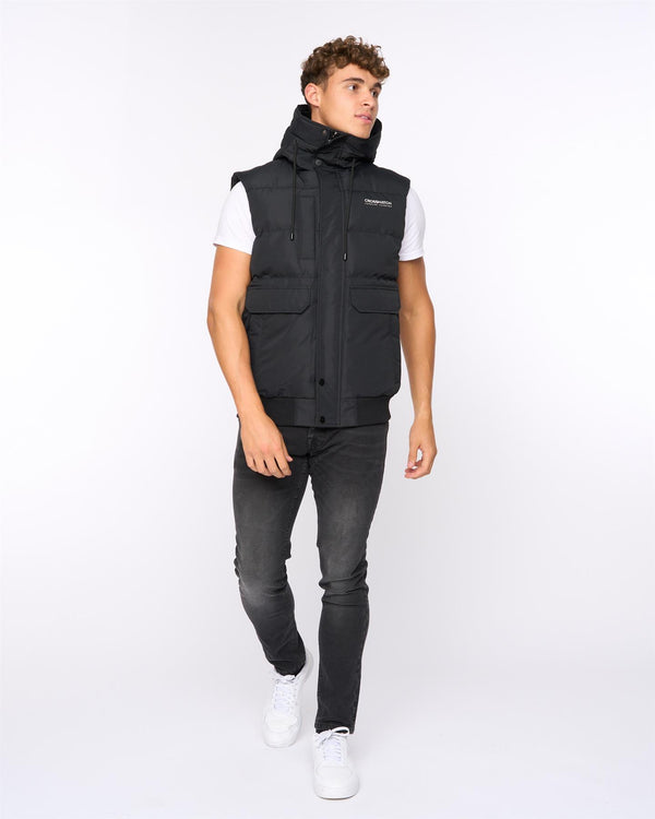 Crosshatch Milwaka Gilet Black
