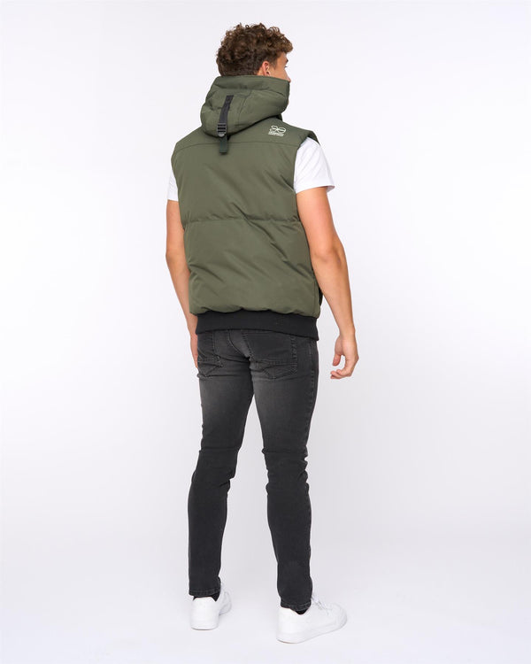 Crosshatch Milwaka Gilet Olive