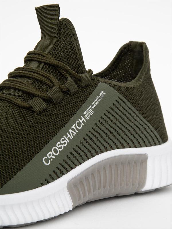 Crosshatch Nimbus Trainers Olive
