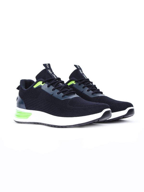 crosshatch Nyles Trainers Navy