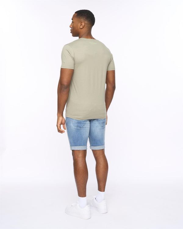Crosshatch Offaxis T-Shirt Sage
