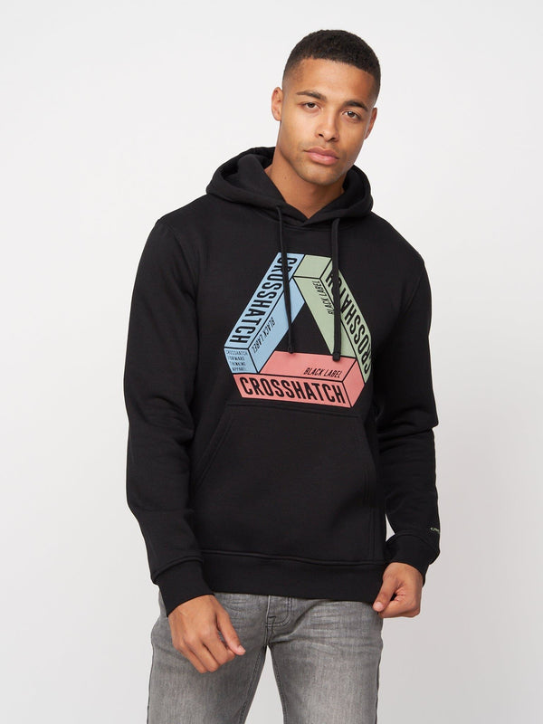 crosshatch Pashika Hoodie Black