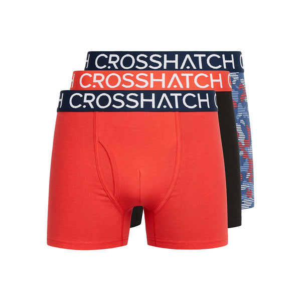 Crosshatch Payso Boxers 3pk Red