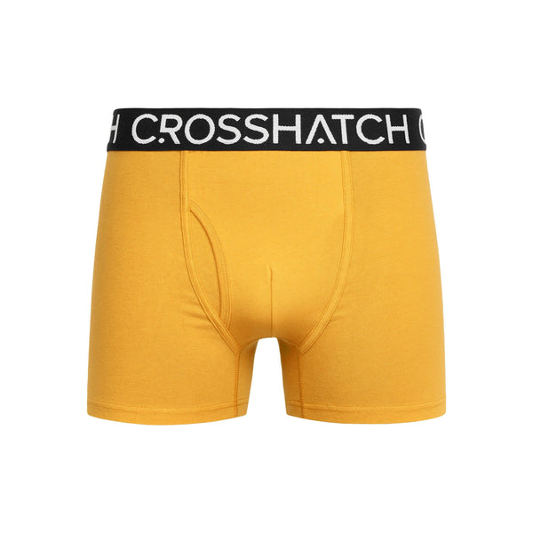 Crosshatch Payso Boxers 3pk Yellow