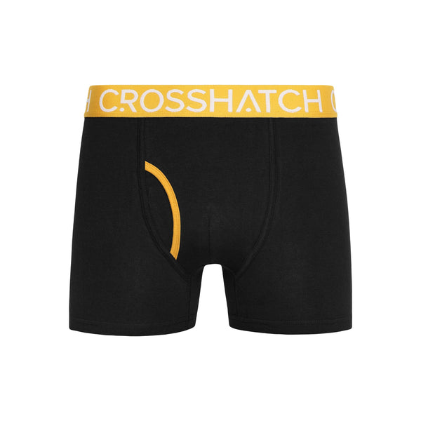 Crosshatch Payso Boxers 3pk Yellow