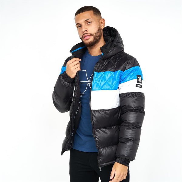 Crosshatch Pelmarsh Jacket Black/Blue