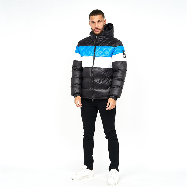 Crosshatch Pelmarsh Jacket Black/Blue