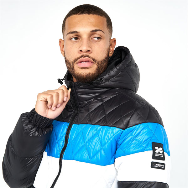 Crosshatch Pelmarsh Jacket Black/Blue