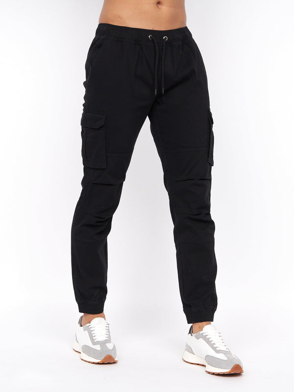 crosshatch Pendles Cargo Pants Black