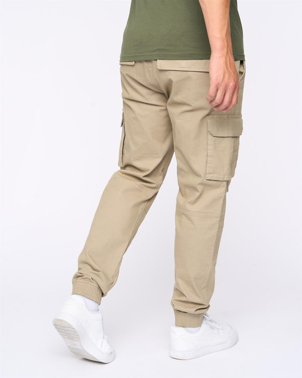 Crosshatch Pendles Cargo Pants Stone