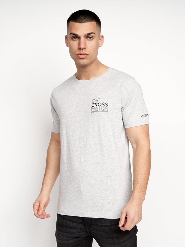 Crosshatch Pentan T-Shirt 2pk Blue/Grey