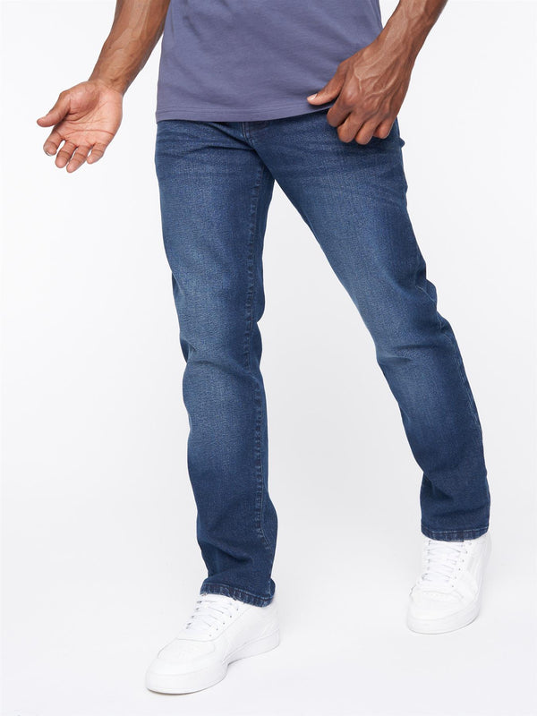 Crosshatch Princed Denim Jeans Dark Wash