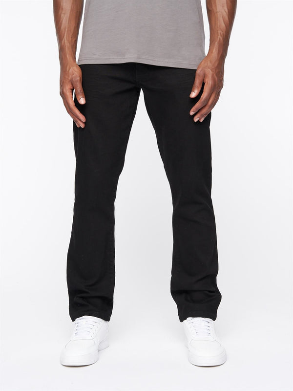 crosshatch Princed Denim Jeans Solid Black