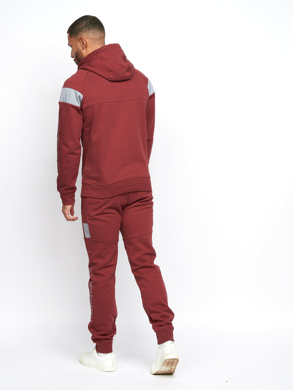 Crosshatch Purbeck Hoodie Burgundy