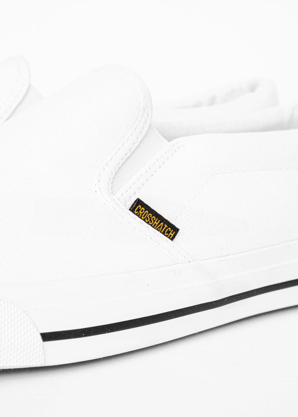 Crosshatch Ramp MVE Pumps White Mono