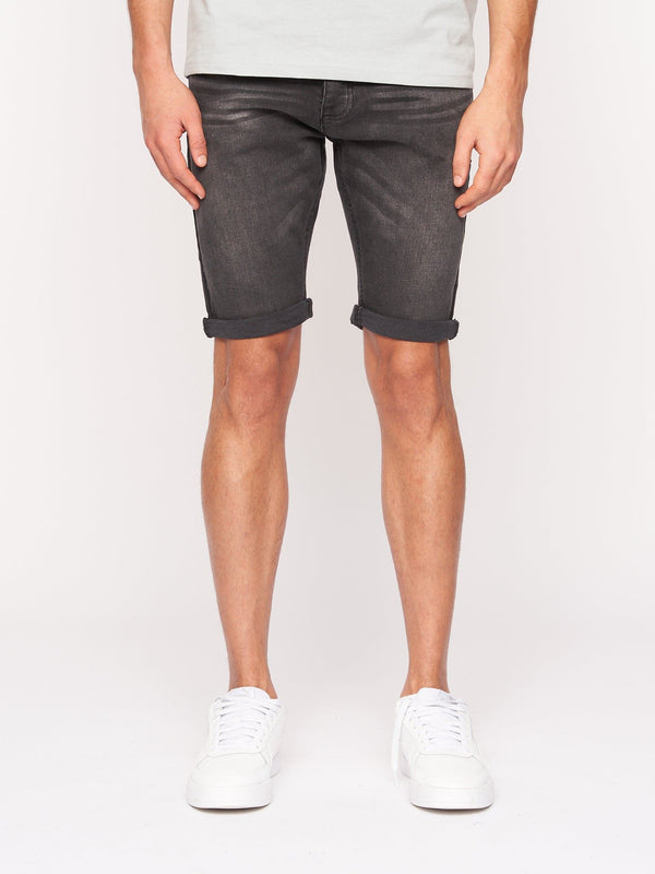 Crosshatch Reestier Denim Shorts Black