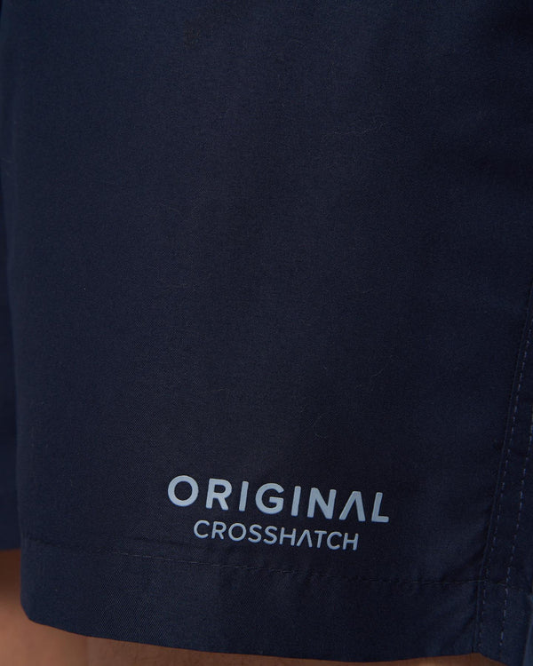 Crosshatch Rembrants Swim Shorts Denim Blue