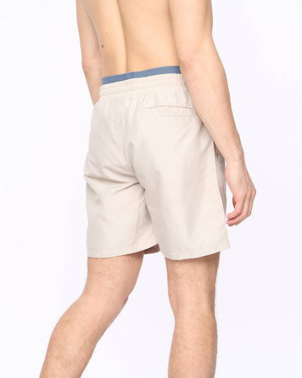 Crosshatch Rembrants Swim Shorts Light Stone